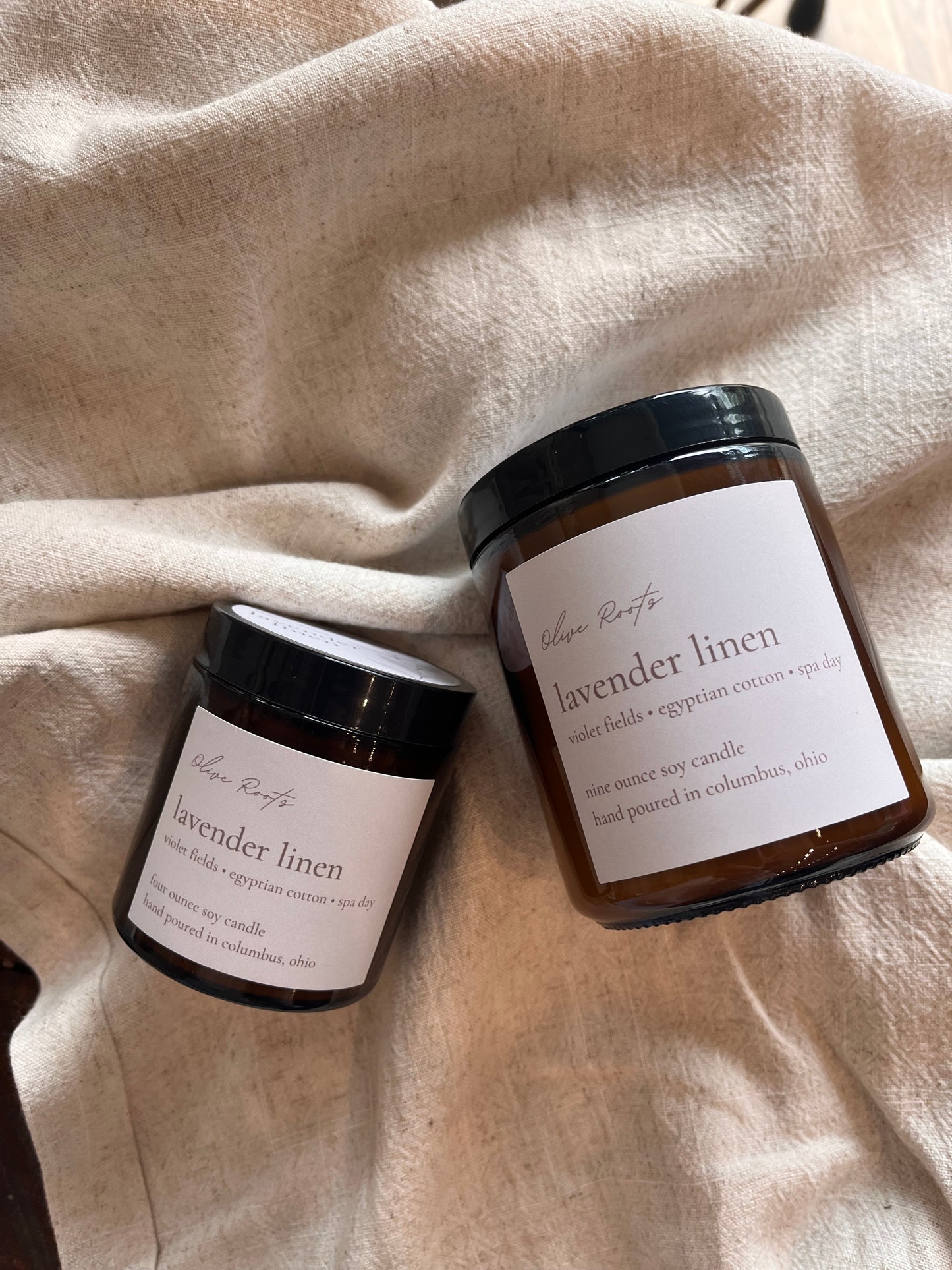 Lavender Linen Candle