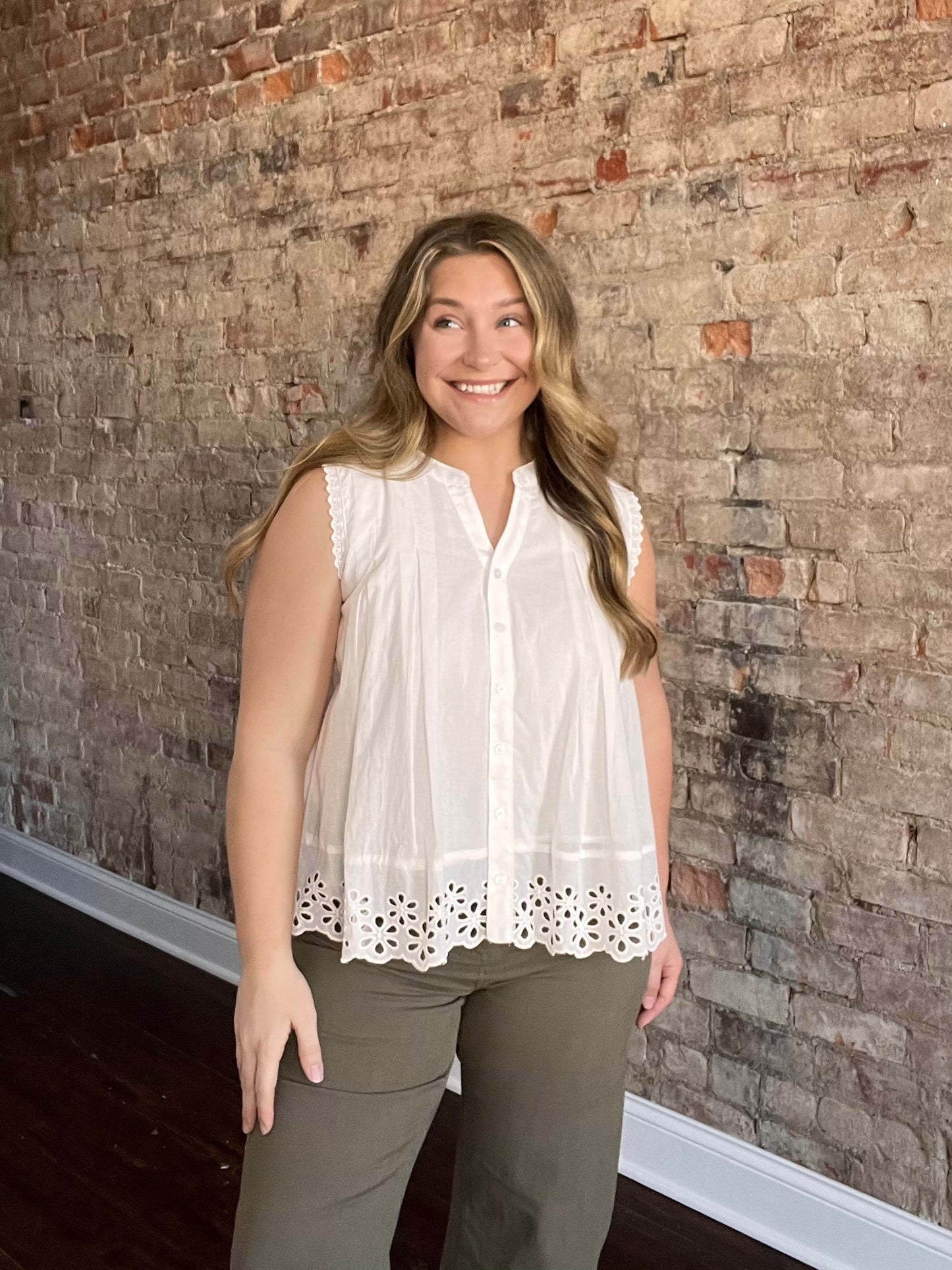 Eyelet Lace Blouse