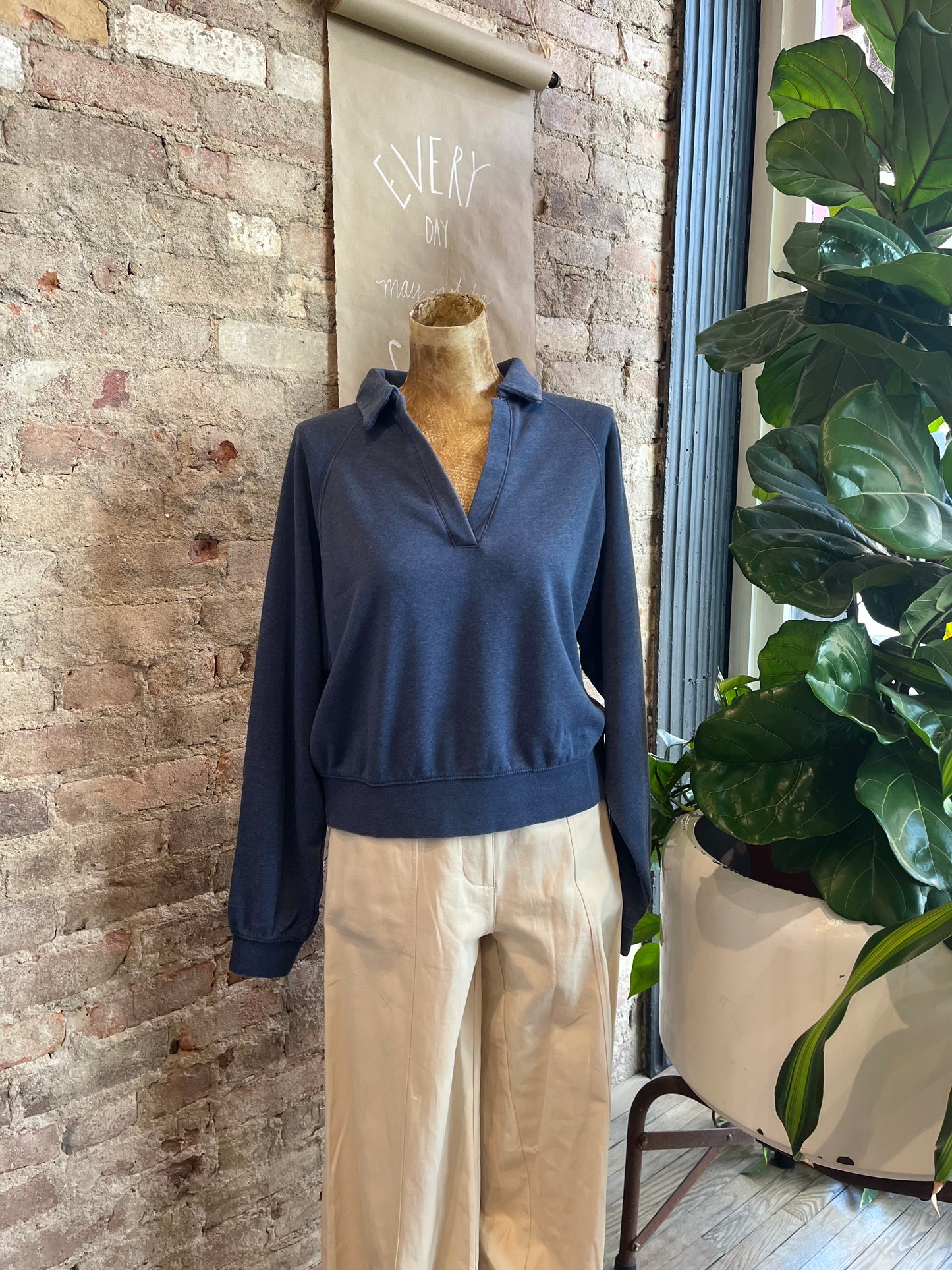 Raglan Pullover Sweatshirt