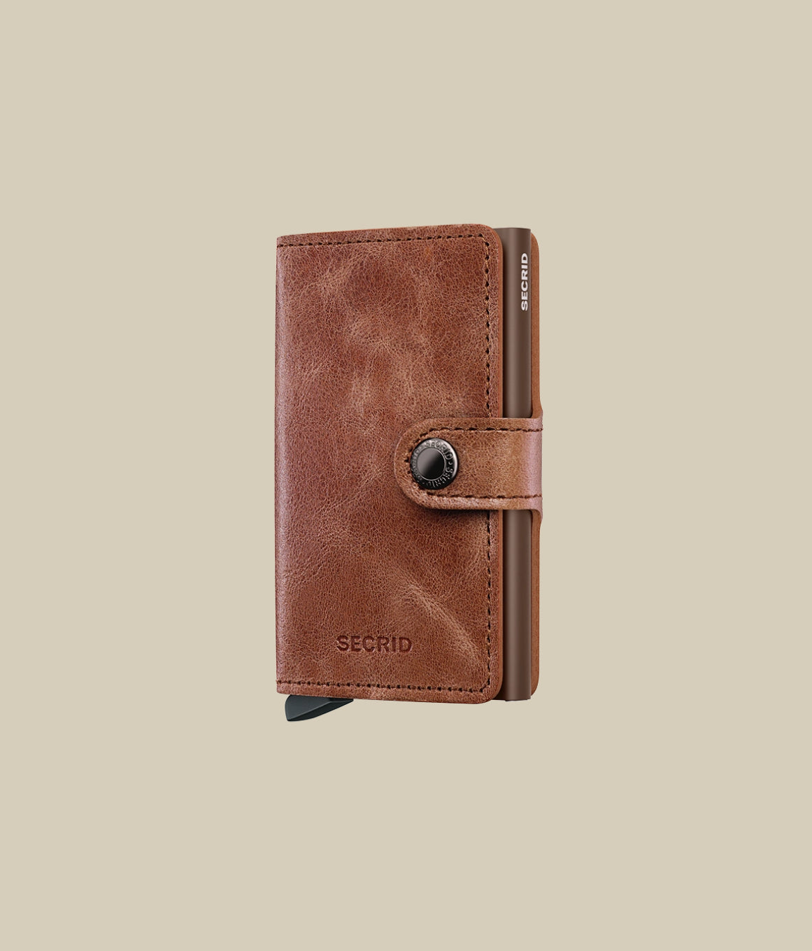 SECRID Mini-Wallet Vintage Cognac Brown