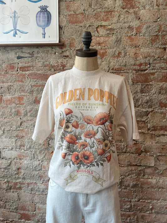Golden Poppies Graphic T-Shirt