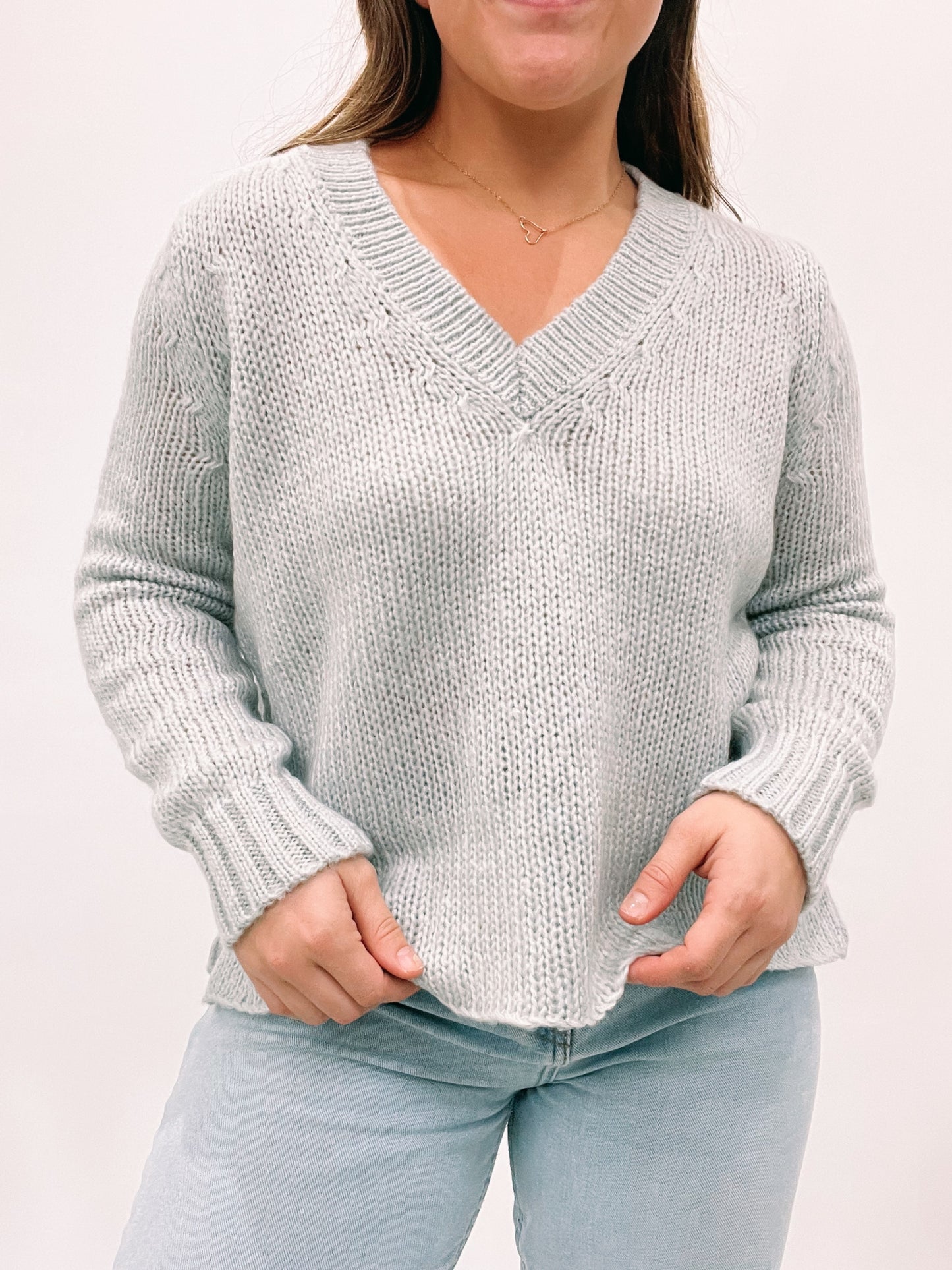 Wooden Ships Cozy V Sweater