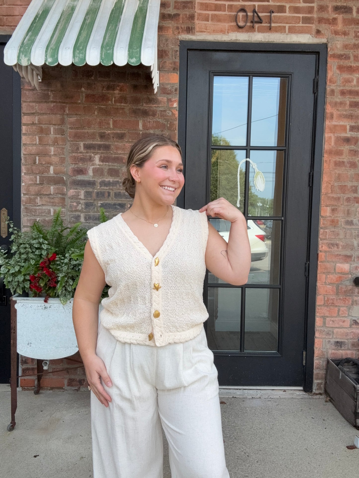 Seashell Sweater Vest