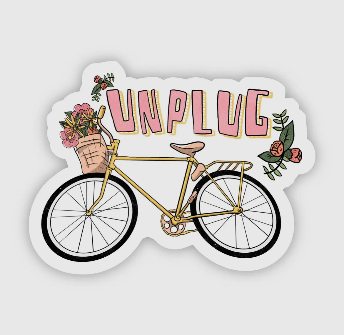 Unplug Sticker