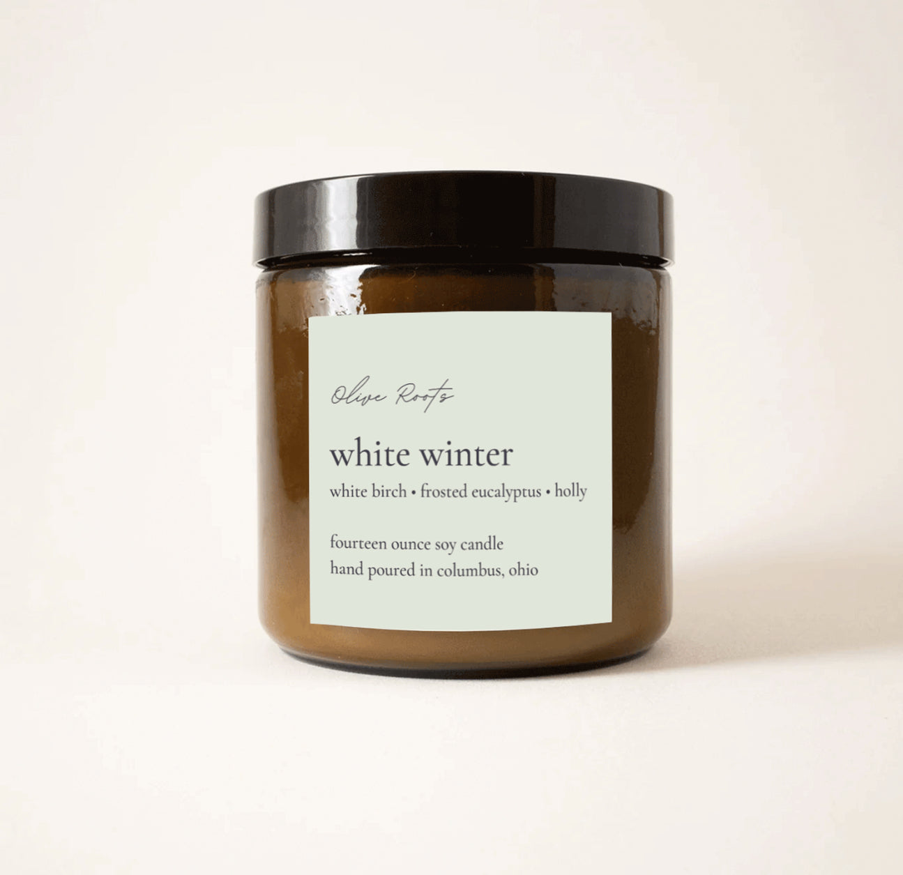 White Winter Candle