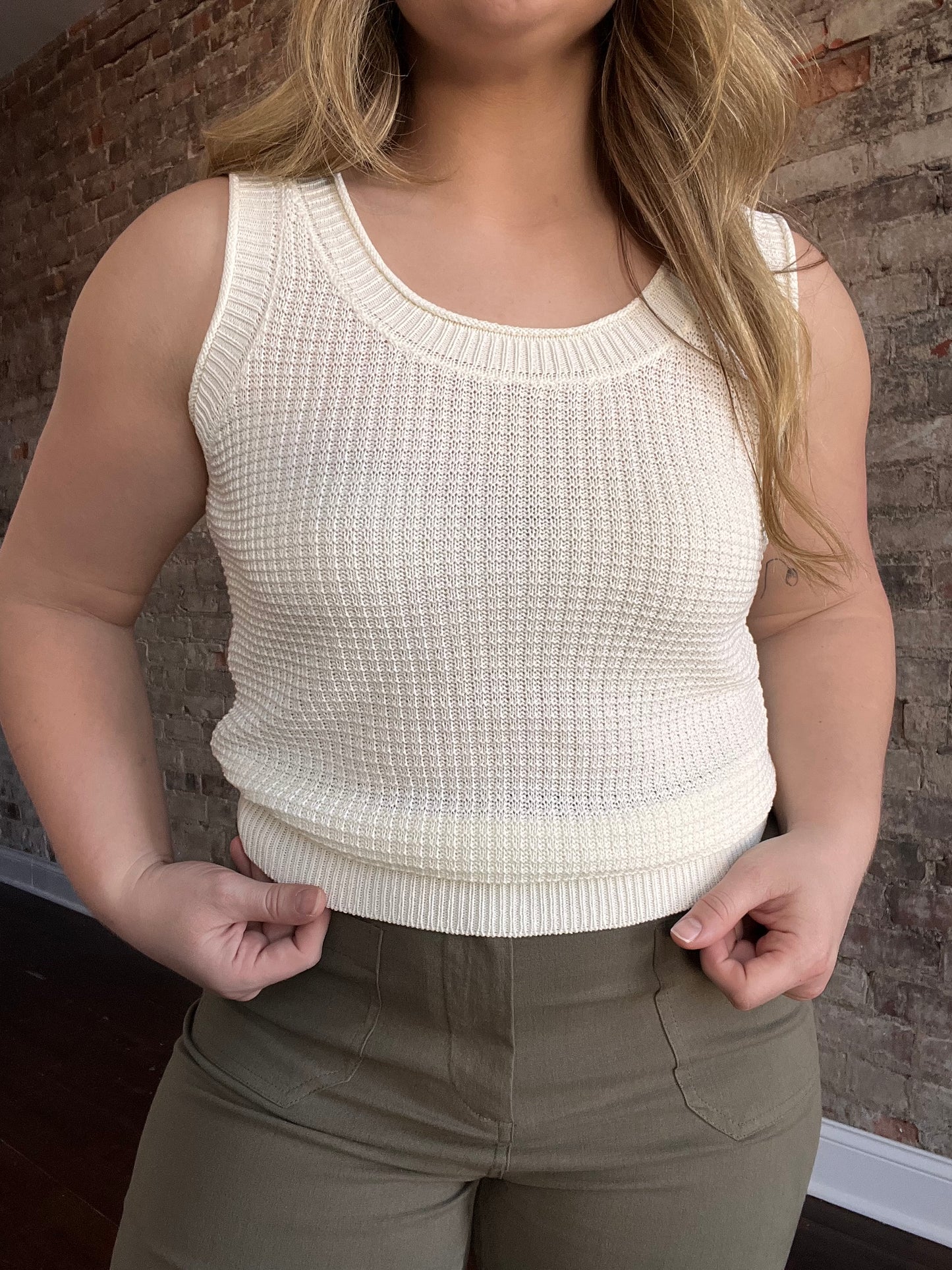 Sweater Knit Tank Top