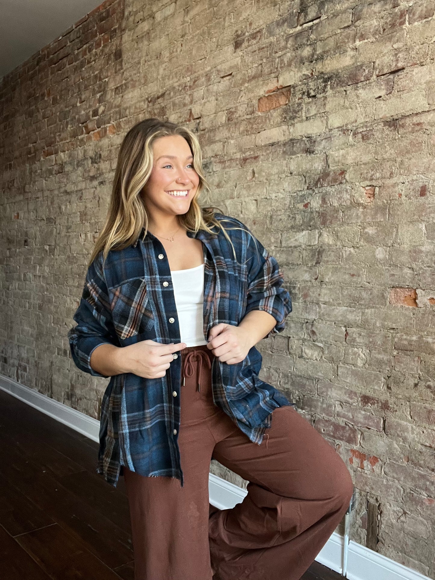 Fall Flannel Top