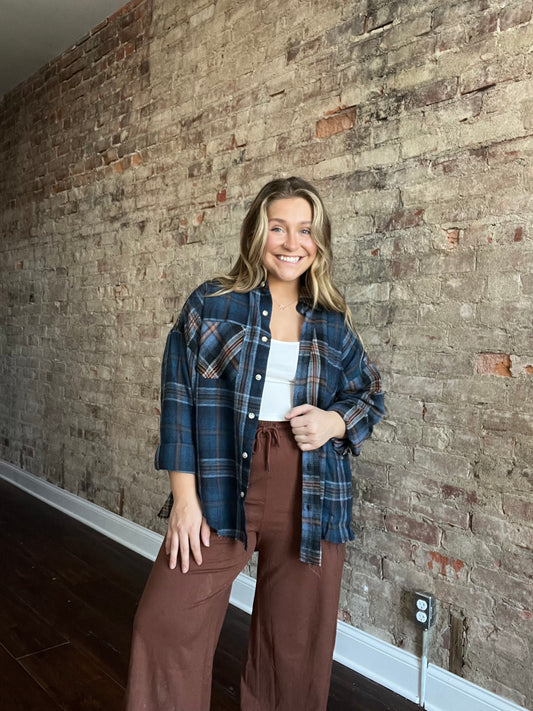 Fall Flannel Top