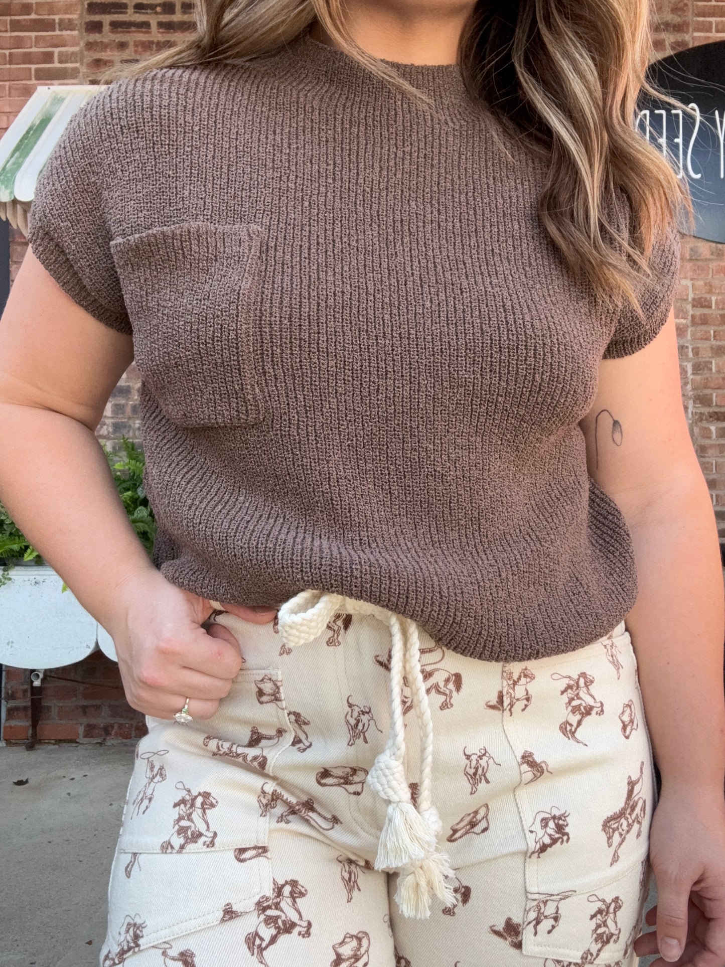 Pocket Detail Top