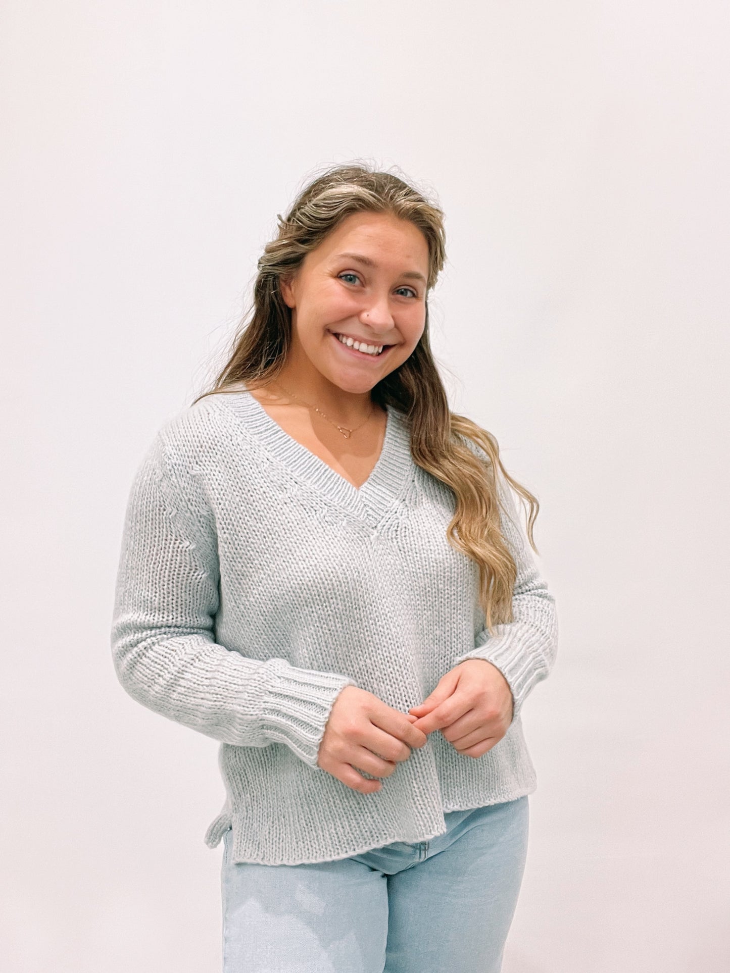 Wooden Ships Cozy V Sweater