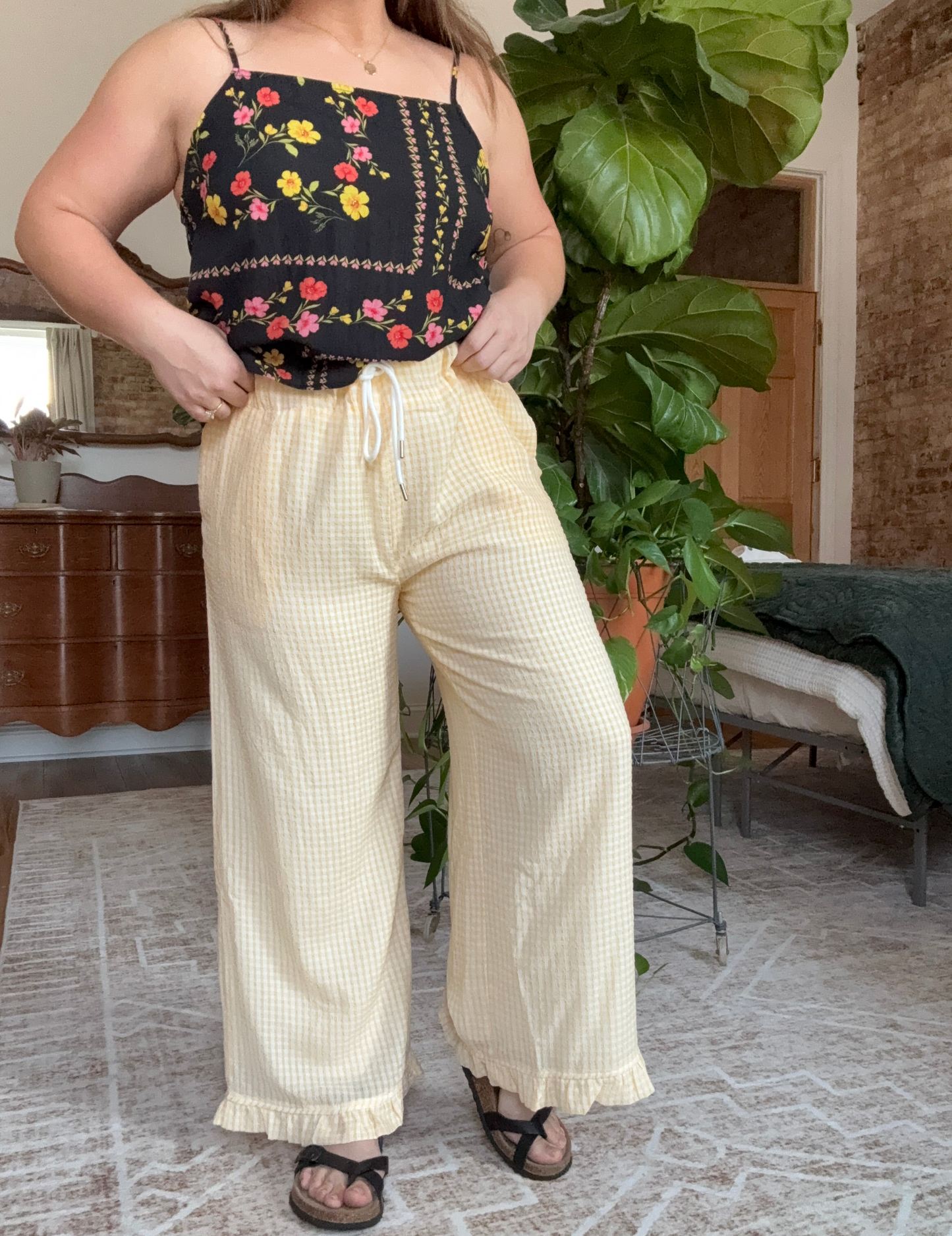 Checkered Gingham Pants