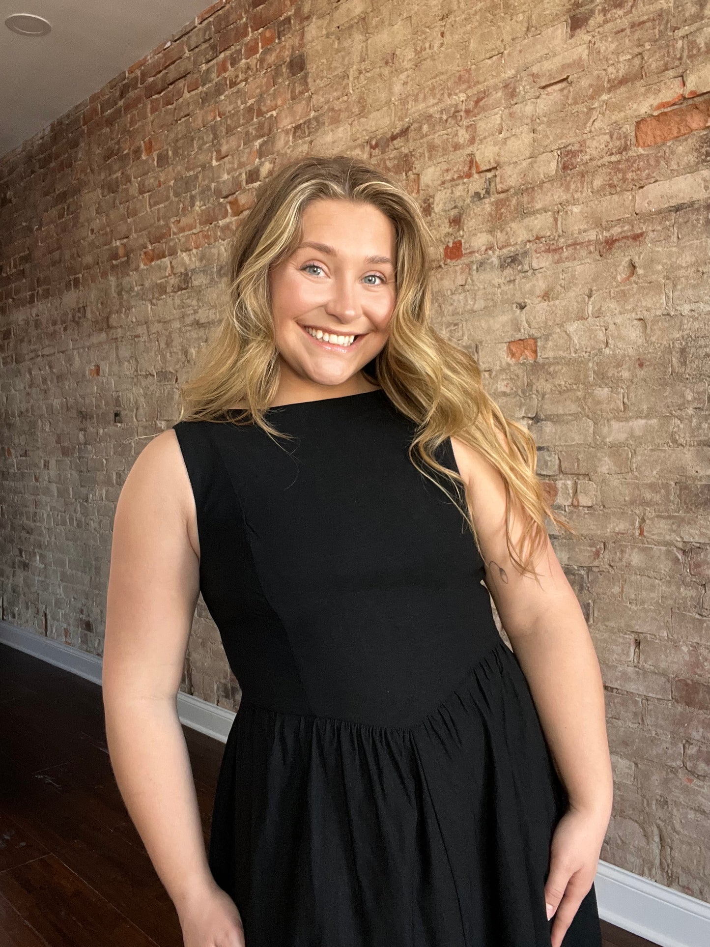 Boatneck Midi Dress