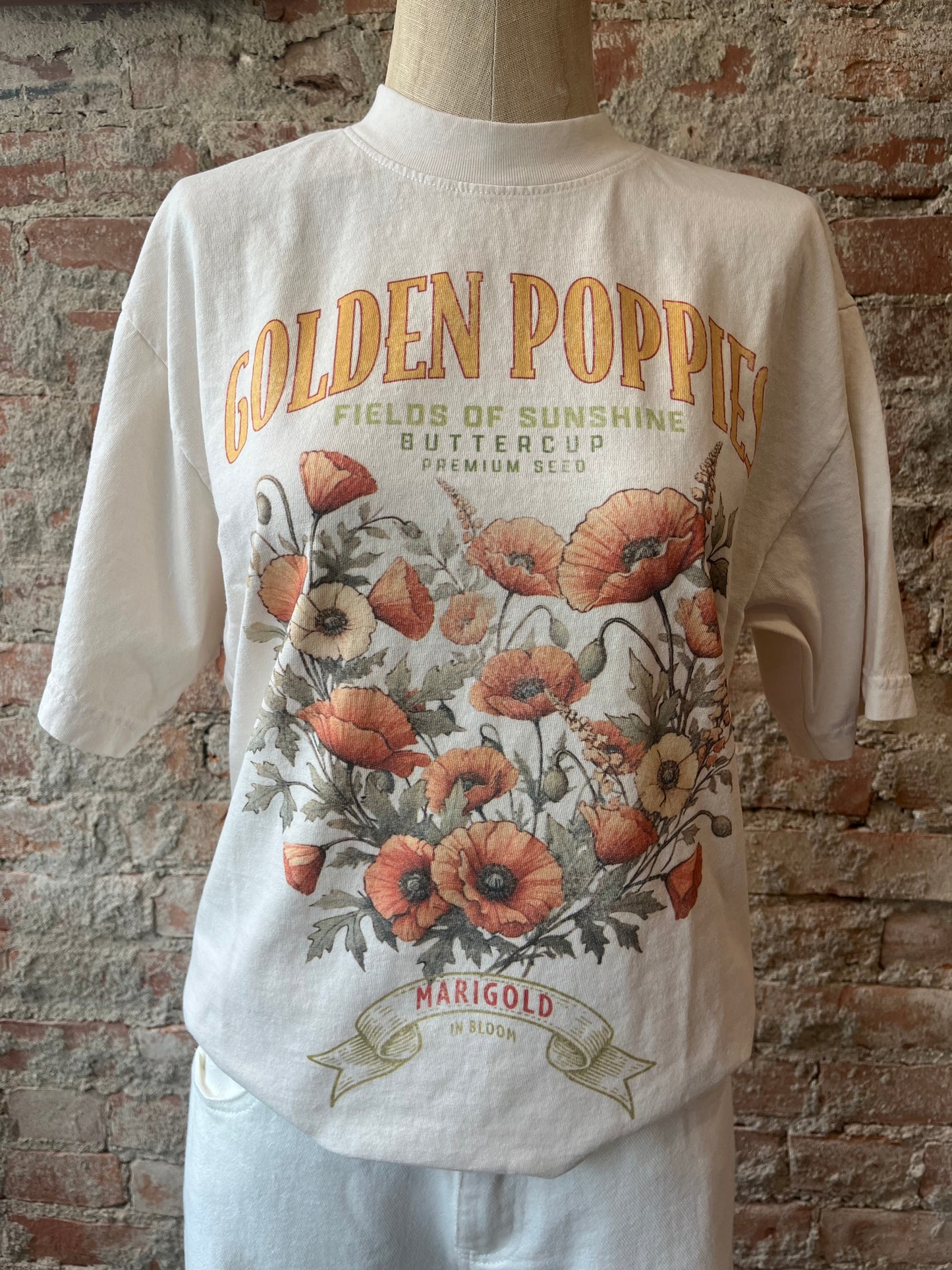 Golden Poppies Graphic T-Shirt