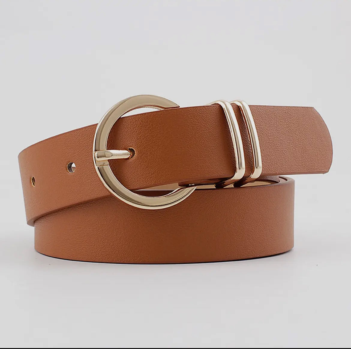 Thin Ring Buckle Belt