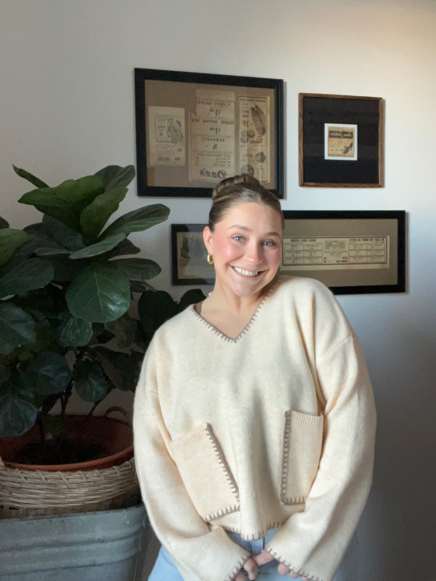 Stitch Detailed Sweater