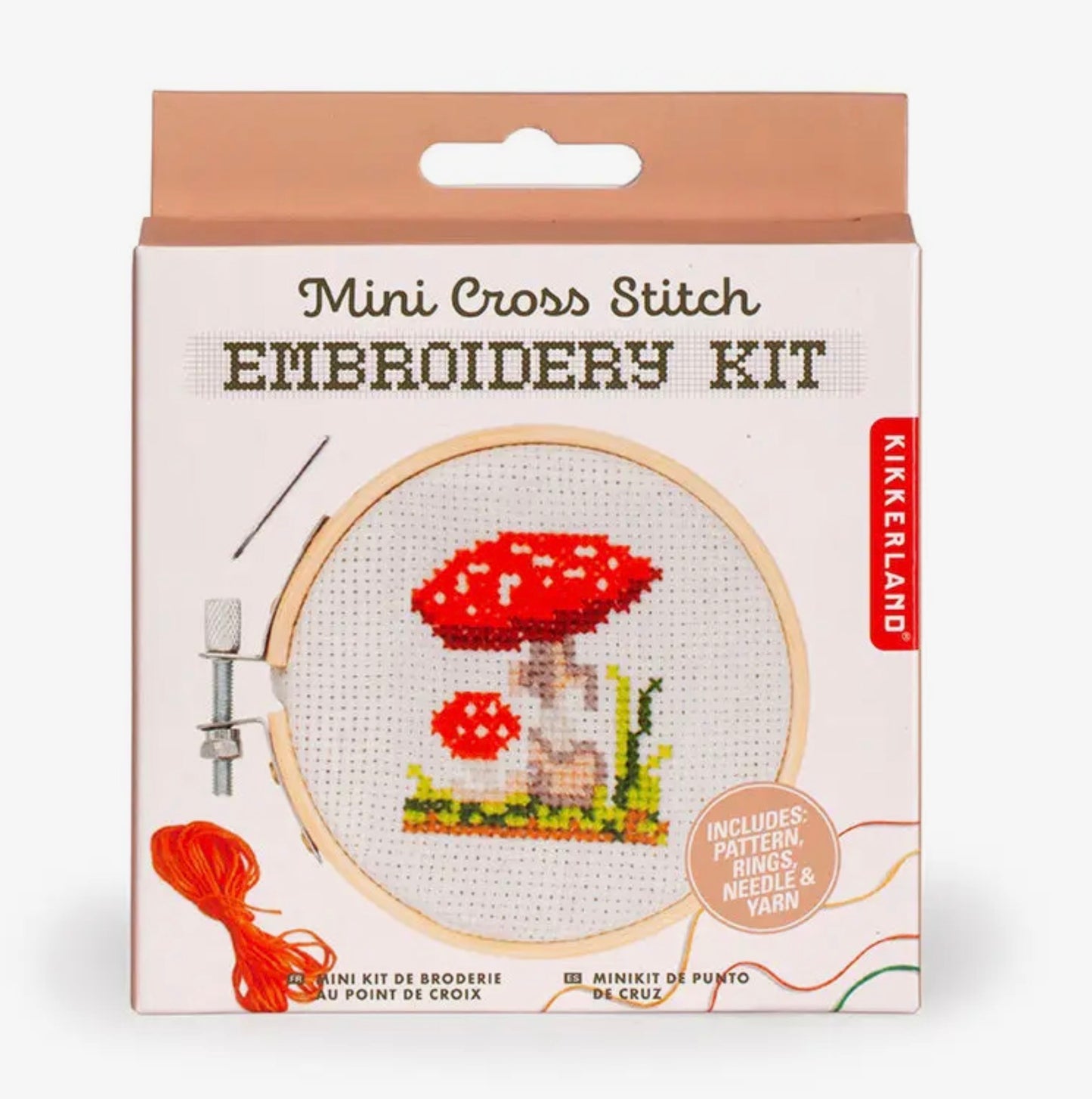 Mushroom Mini Cross Stitch Embroidery