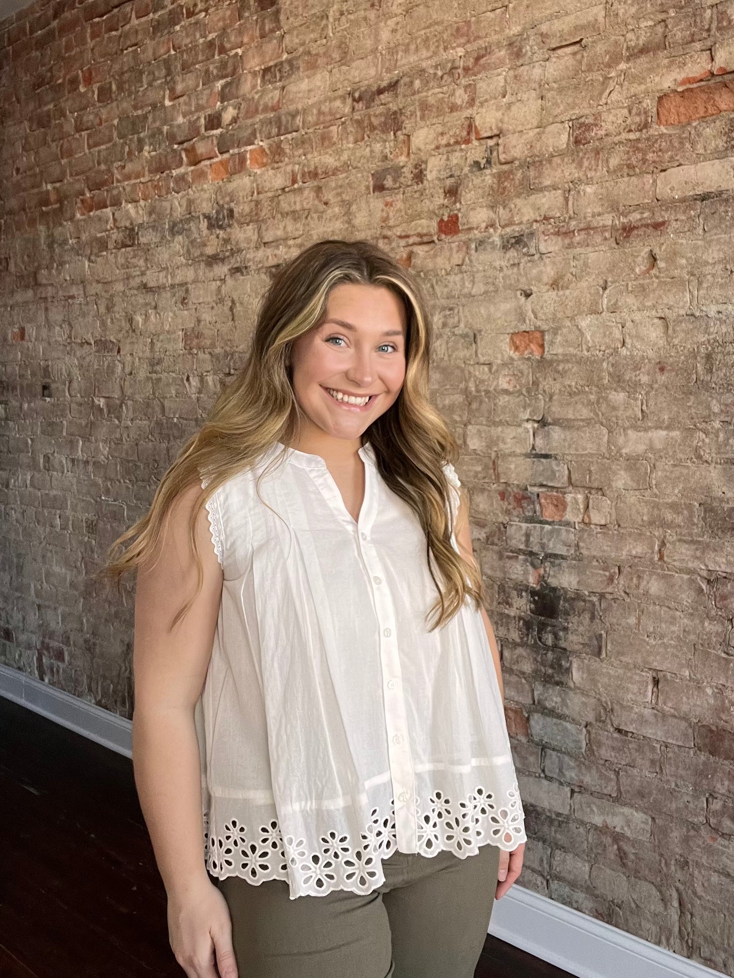 Eyelet Lace Blouse