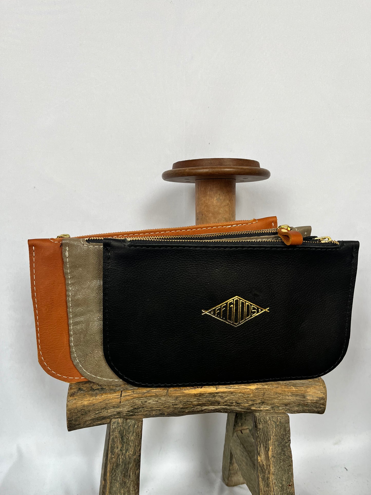 Finns Fickle Goods Leather Clutch