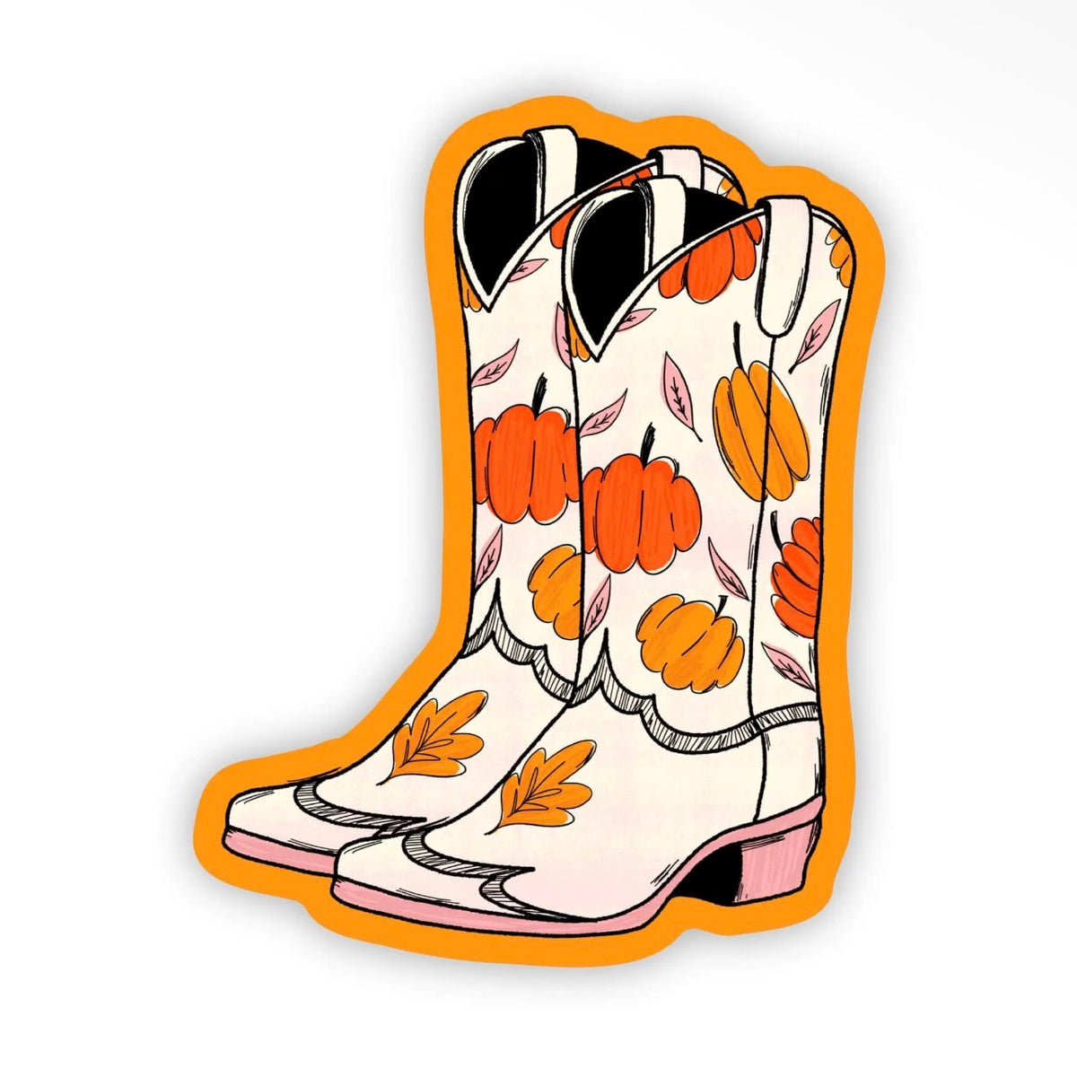 Fall Boots Sticker