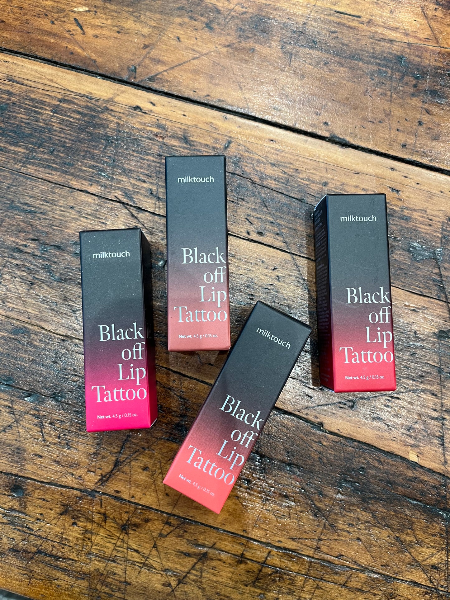 Black off Lip Tattoo