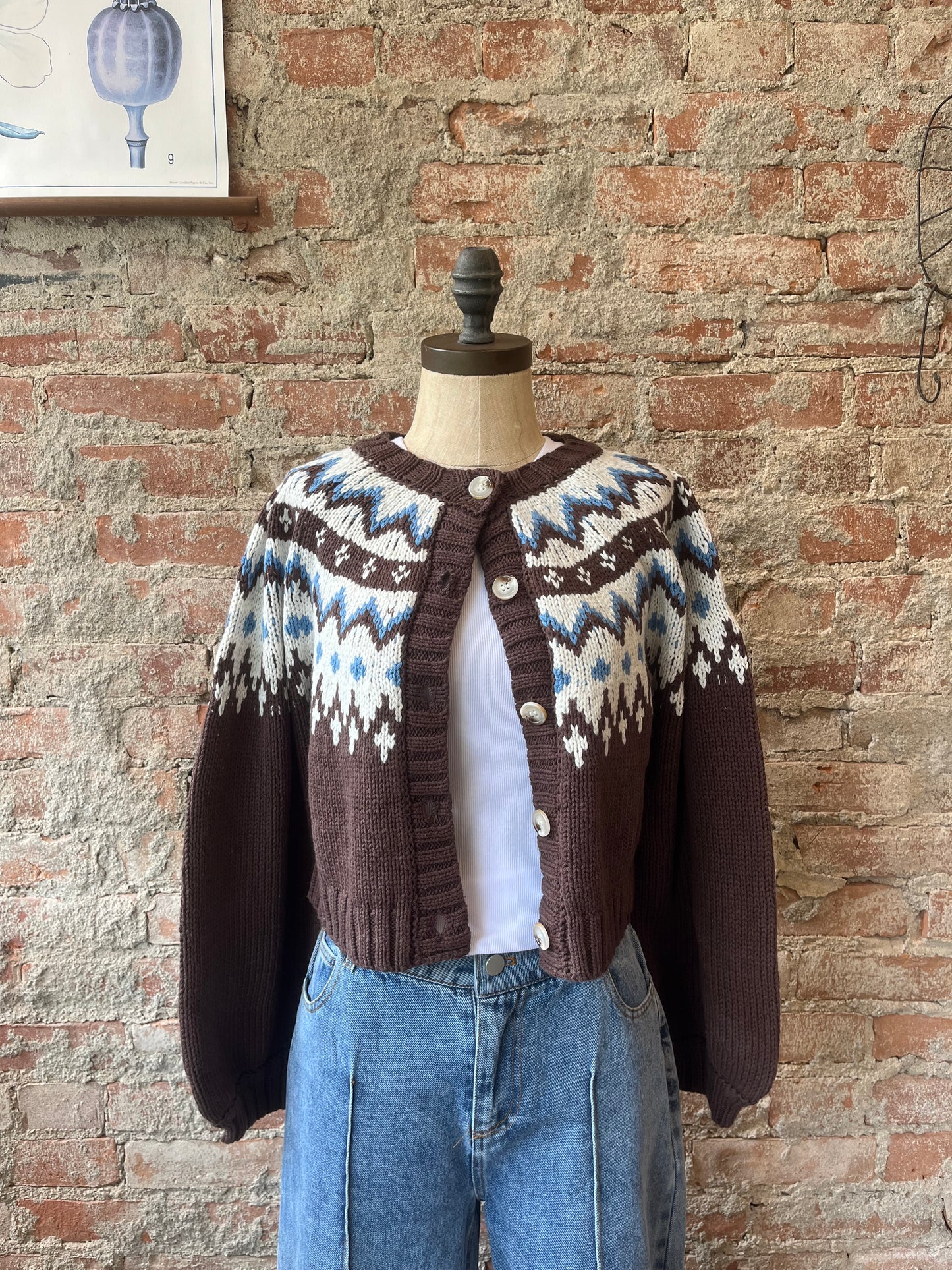 Raglan Cropped Sweater