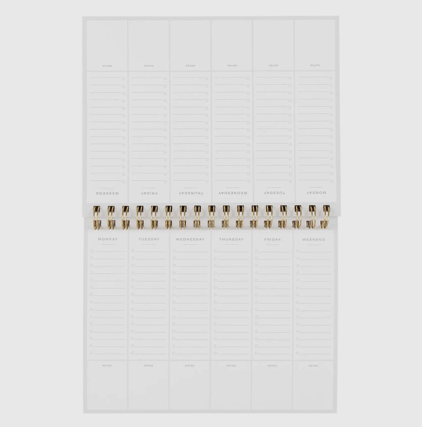 Spiral Weekly Planner