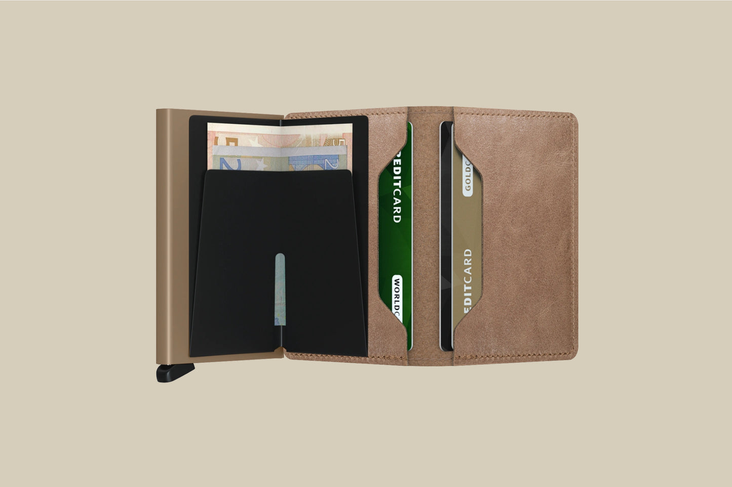 SECRID Slim-Wallet Vintage Taupe