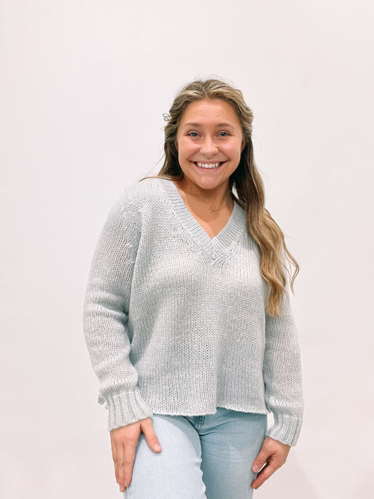 Wooden Ships Cozy V Sweater