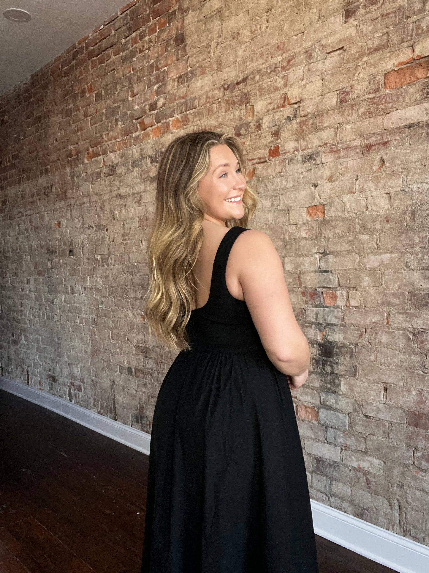 Boatneck Midi Dress