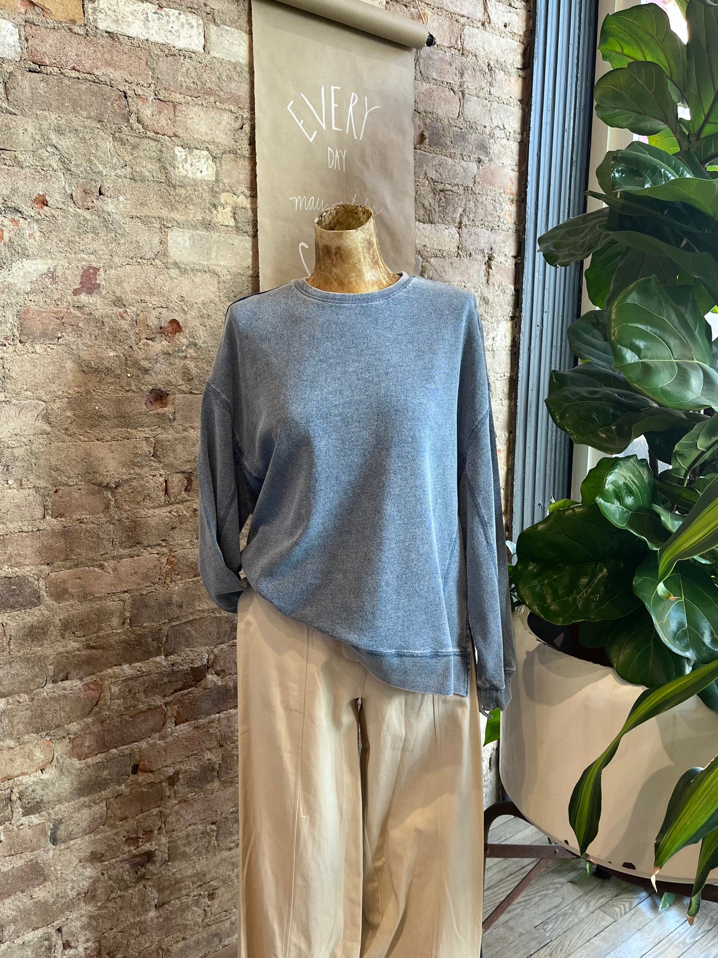 Z-Supply Denim Pullover