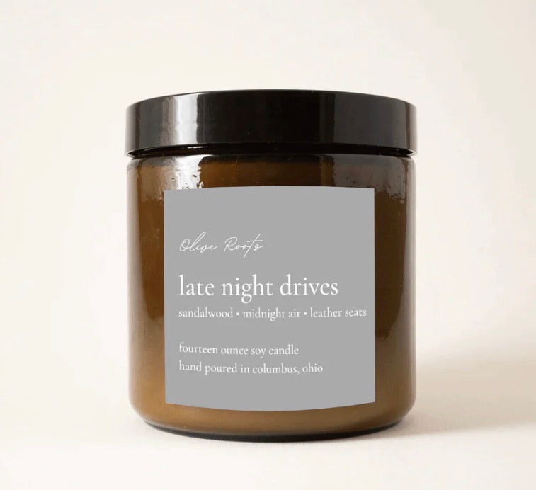 Late Night Drives Candle