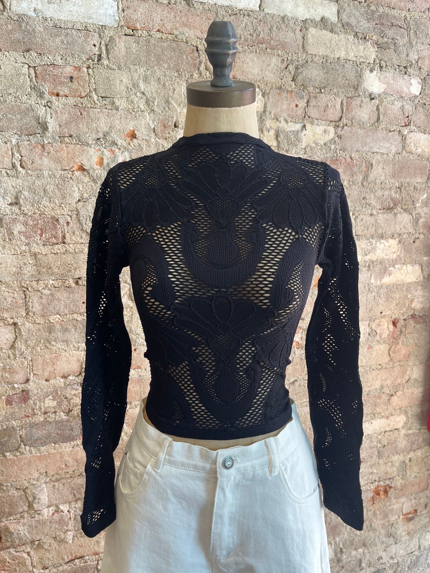 Seamless Mock Neck Top