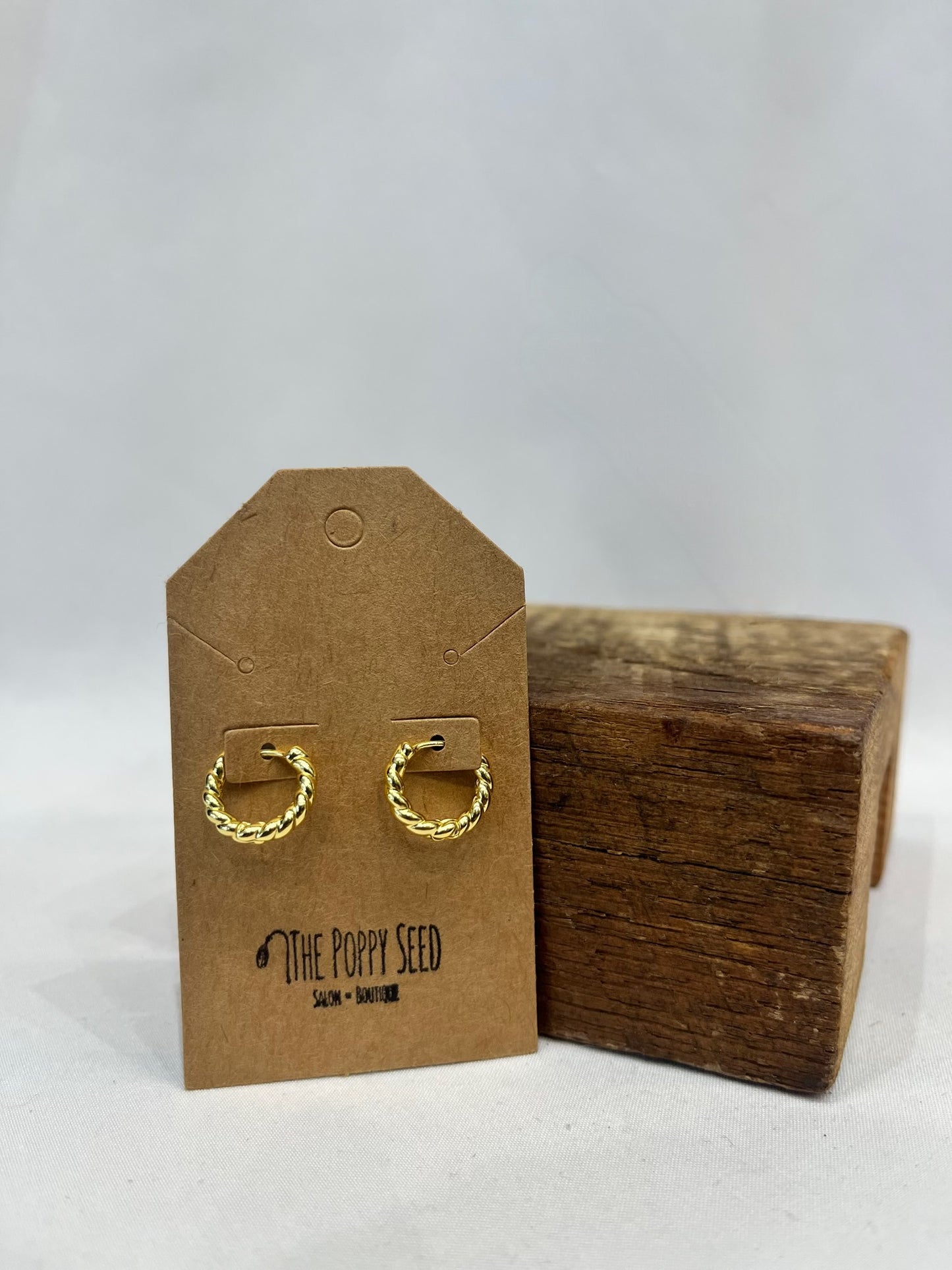 Twisted Hoop Earrings