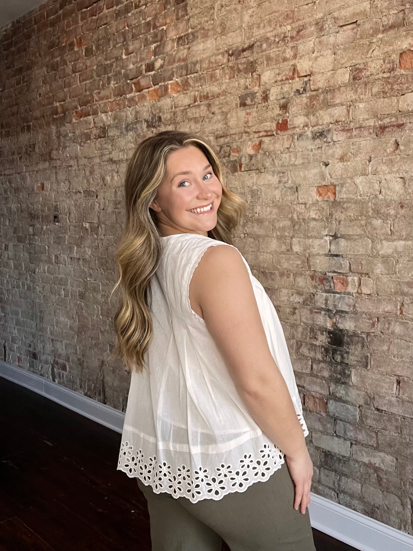 Eyelet Lace Blouse