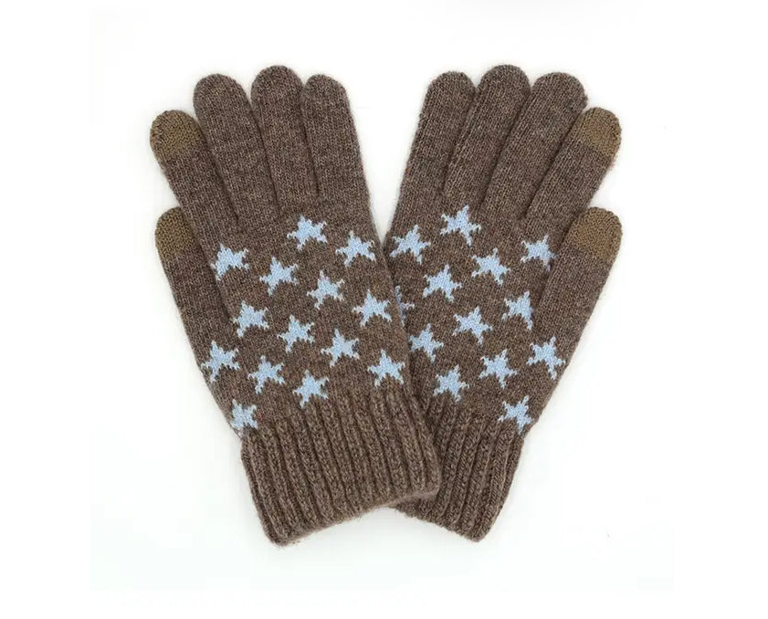 Star Print Smart Gloves