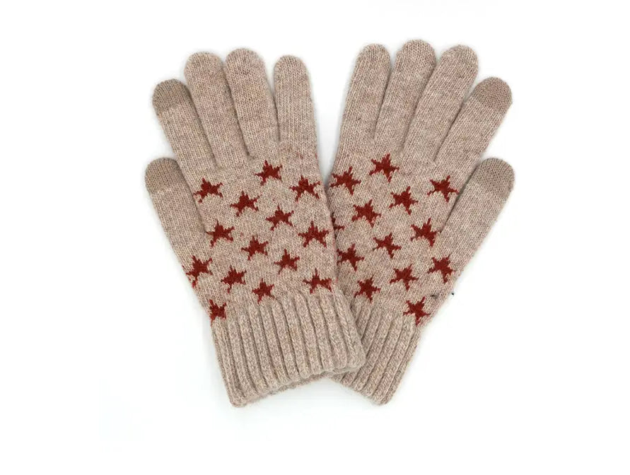 Star Print Smart Gloves