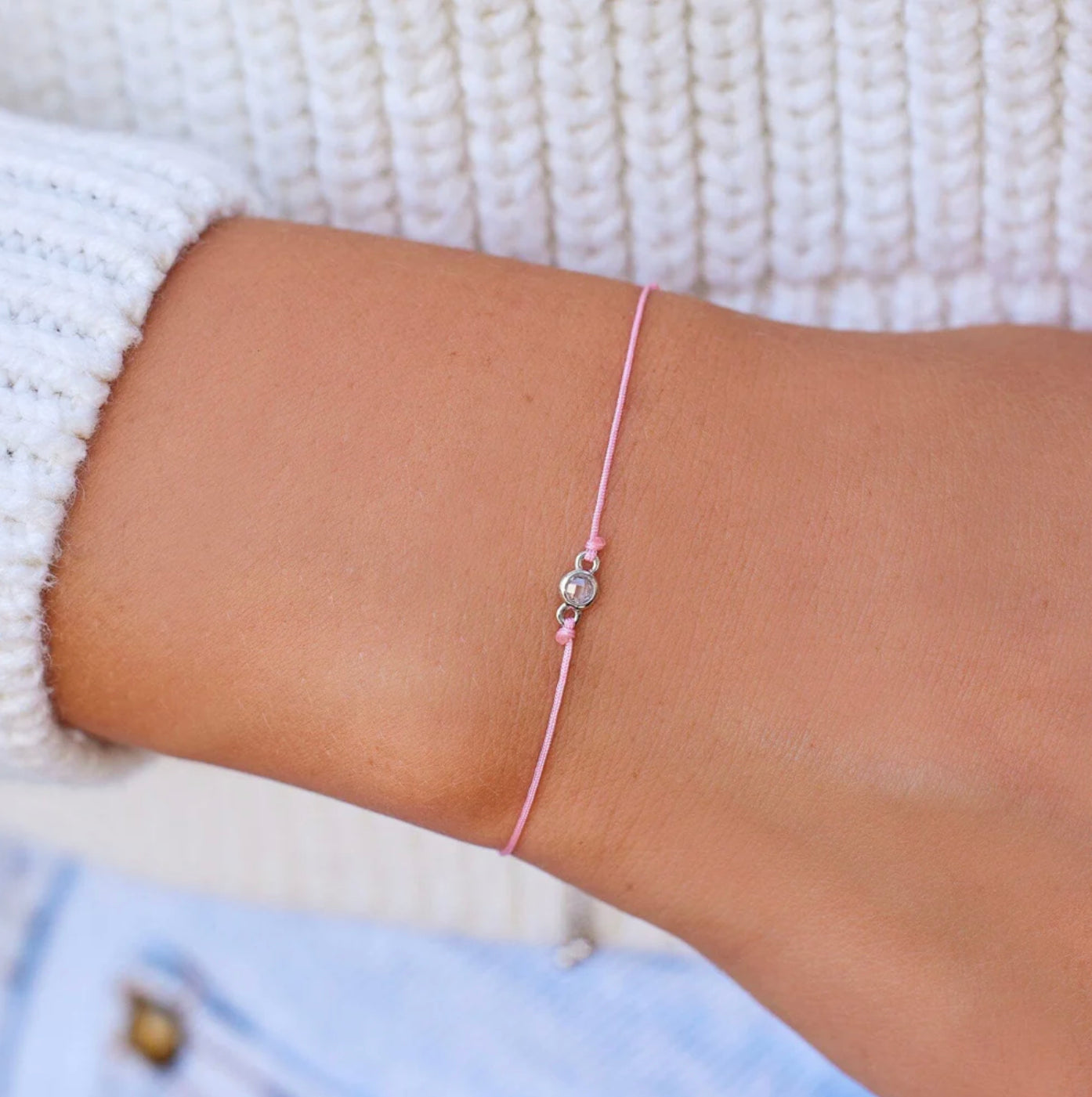 Pura Vida Boarding 4 Breast Cancer Bracelet