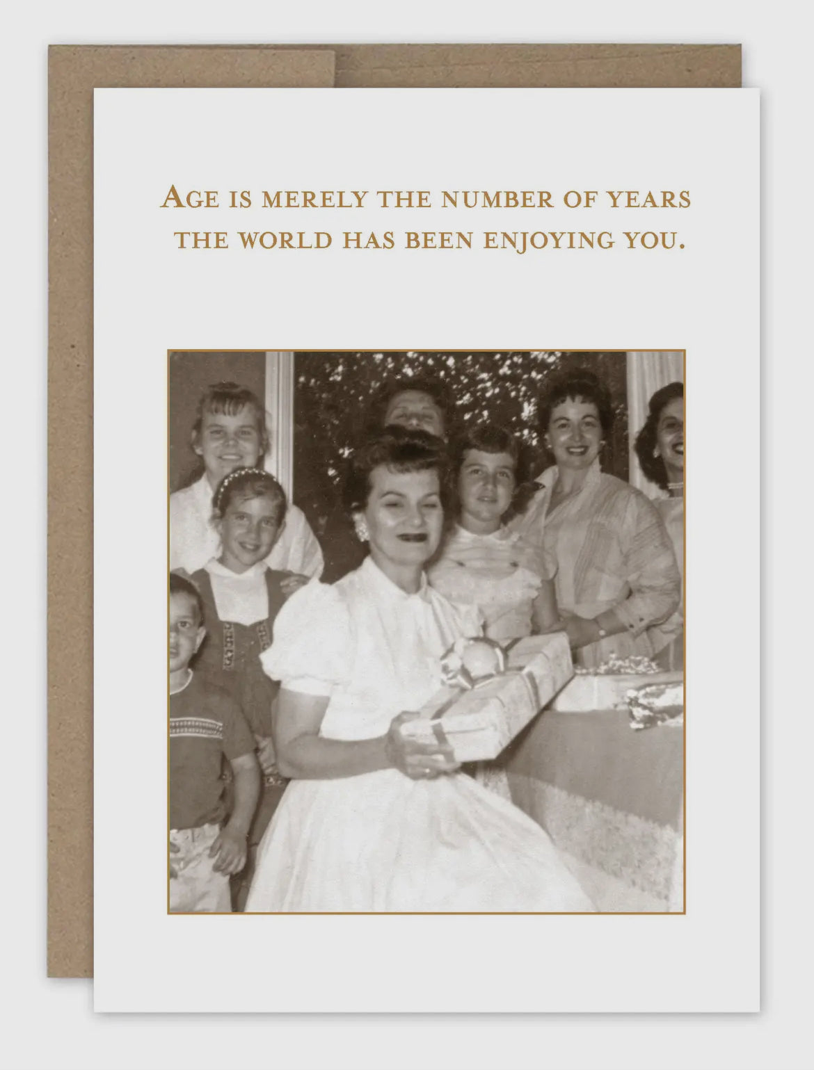 Age Is Merely A Number Birthday Card