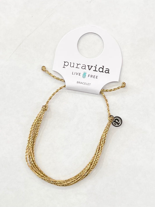 Pura Vida Gold Metallic Bracelet