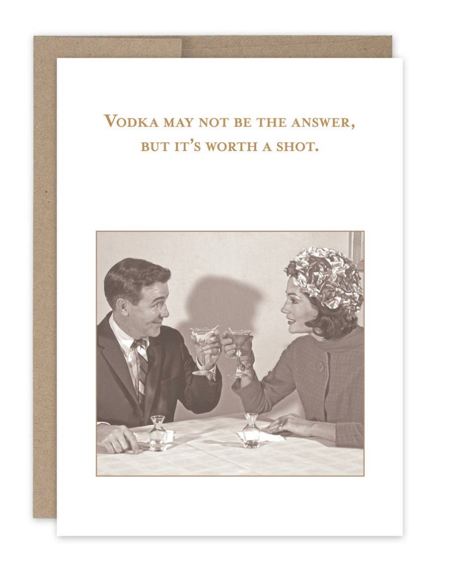 Worth A Shot Birthday Card
