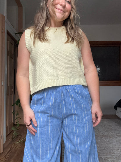 Open Back Sweater Vest