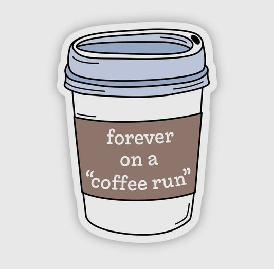 Coffee Run Sticker