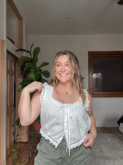 Ruffle Baby Doll Top