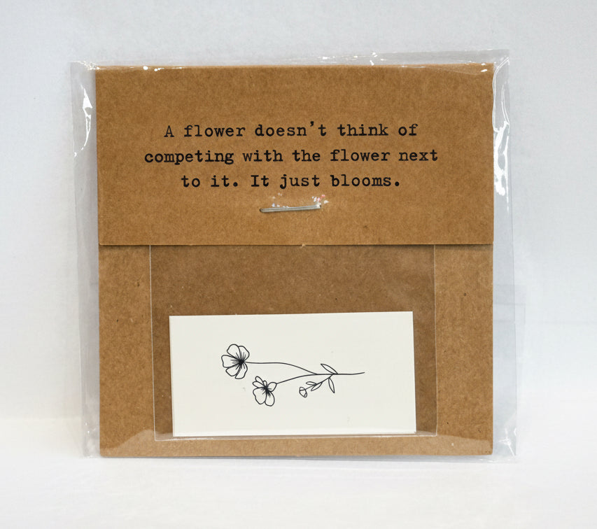 Botanical Temporary Tattoos