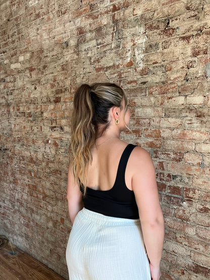 Crop Scoop Tank Top
