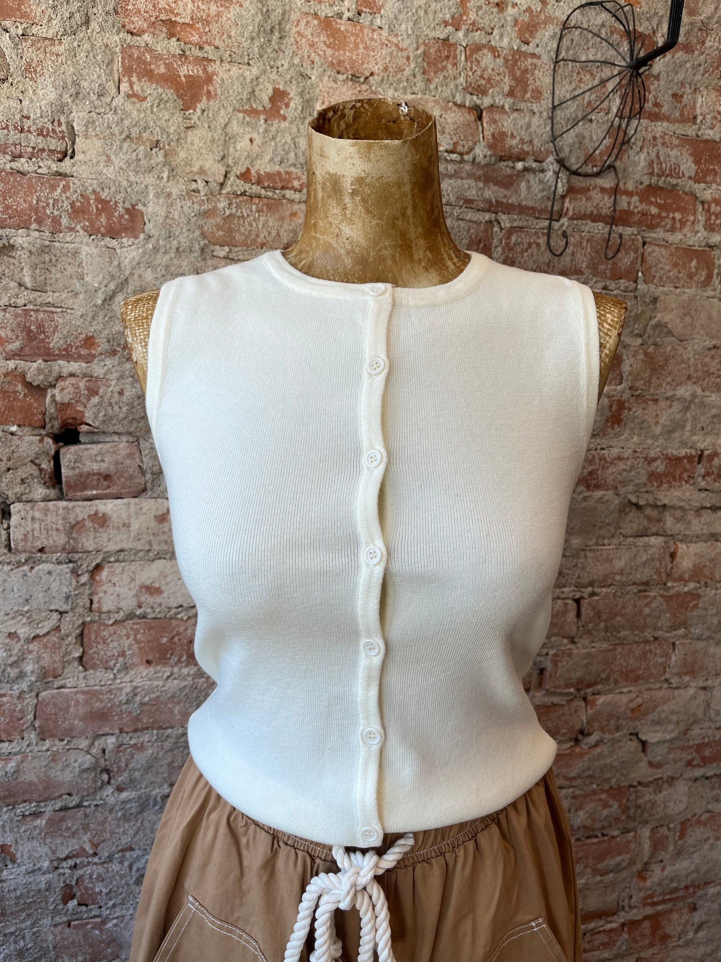 Button Front Vest