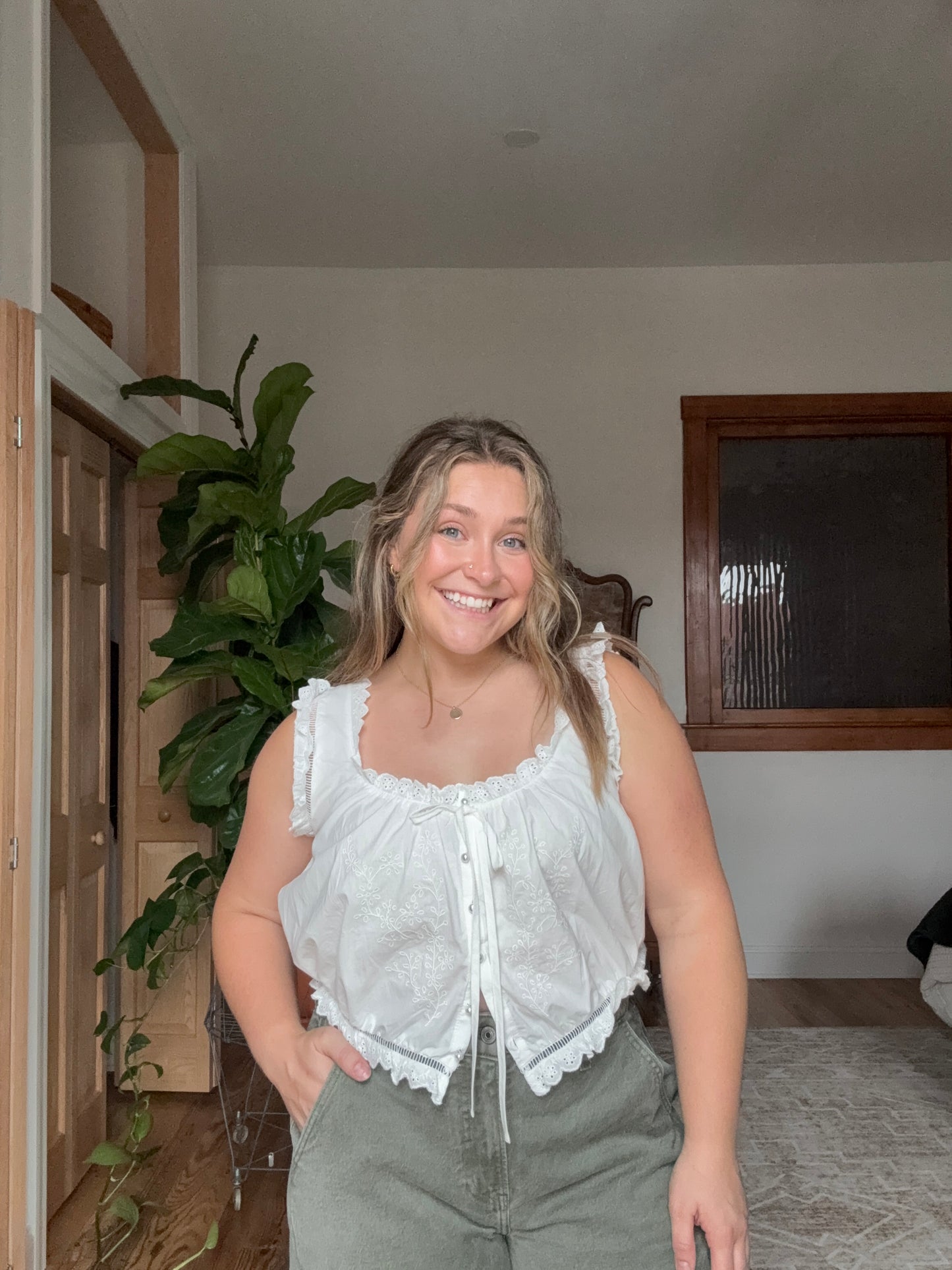Ruffle Baby Doll Top