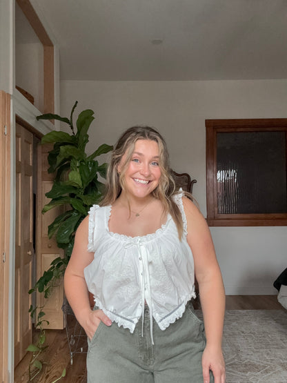 Ruffle Baby Doll Top