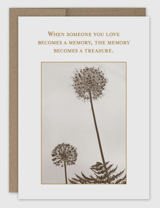 A Treasure Sympathy Card