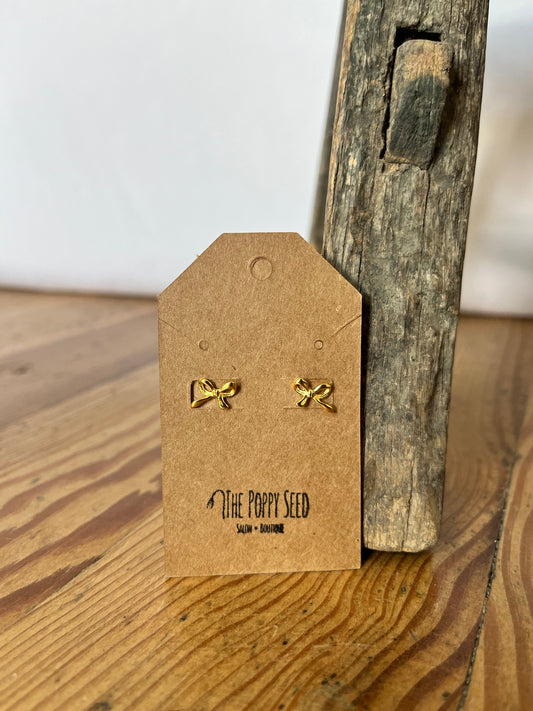 Bow Stud Earrings